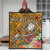 Fiji Custom Personalised Premium Quilt - Turtle Plumeria (Gold) 7