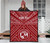 Tonga Personalised Premium Quilt - Tonga Seal With Polynesian Tattoo Style (Red) 8