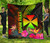Wallis and Futuna Polynesian Personalised Premium Quilt - Hibiscus and Banana Leaves 2