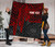 Samoa Personalised Premium Quilt - Samoa Seal With Polynesian Pattern In Heartbeat Style (Red) 7