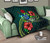 Cook Islands Polynesian Premium Quilt - Green Turtle Hibiscus 10
