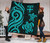 Fiji Polynesian Premium Quilt - Turquoise Tentacle Turtle 2