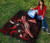 Tokelau Polynesian Premium Quilt - Turtle With Blooming Hibiscus Red 7