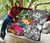 Tonga Premium Quilt White - Turtle Plumeria Banana Leaf 7