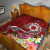 CNMI Premium Quilt  - Turtle Plumeria (Red) 6