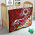 CNMI Premium Quilt  - Turtle Plumeria (Red) 7