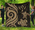 Kosrae Premium Quilt - Gold Tentacle Turtle 1