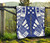 Gambier Islands Premium Quilt - Gambier Islands Flag Polynesian White Tattoo (Blue) 8