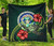 Northern Mariana Islands Polynesian Premium Quilt - Green Turtle Hibiscus 1