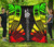 New Caledonia Premium Quilt - New Caledonia Coat Of Arms Polynesian Reggae Tattoo 1