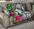 Chuuk Premium Quilt White - Turtle Plumeria Banana Leaf 9