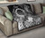 Cook Islands Custom Personalised Premium Quilt - Humpback Whale with Tropical Flowers (White) 9