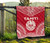 Tahiti Premium Quilt - Tahiti Flag Polynesian Chief Red Version 6