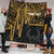 Pohnpei Personalised Premium Quilt - Pohnpei Seal In Heartbeat Patterns Style (Gold) 1