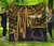 Pohnpei Personalised Premium Quilt - Pohnpei Seal In Heartbeat Patterns Style (Gold) 2