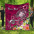 Fiji Custom Personalised Premium Quilt - Turtle Plumeria (Pink) 1