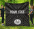 Tahiti Personalised Premium Quilt - Tahiti Seal In Polynesian Tattoo Style (Black) 2
