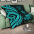 Niue Premium Quilt - Turquoise Tentacle Turtle 6