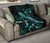 Fiji Polynesian Premium Quilt - Turtle With Blooming Hibiscus Reggae 10