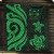 Fiji Polynesian Premium Quilt - Green Tentacle Turtle Crest 4