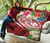 Wallis and Futuna Polynesian Premium Quilt - Summer Plumeria (Red) 8