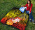 Pohnpei Custom Personalised Premium Quilt - Humpback Whale with Tropical Flowers (Yellow) 6