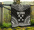 Gambier Islands Premium Quilt - Gambier Islands Flag Polynesian Chief Black Version 6