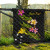 Papua New Guinea Polynesian Custom Personalised Quilt - Plumeria Tribal 8