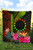 Cook Islands Polynesian Premium Quilt -  Hibiscus and Banana Leaves 5