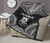 Tuvalu Premium Quilt - Tuvalu Coat Of Arms Polynesian Chief Black Version 9