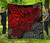 Guam Polynesian Premium Quilt - Red Turtle Flowing 2