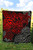 Guam Polynesian Premium Quilt - Red Turtle Flowing 5