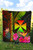 Wallis and Futuna Polynesian Premium Quilt - Hibiscus and Banana Leaves 5