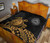 American Samoa Polynesian Premium Quilt - Polynesian Turtle Golden 2