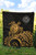 American Samoa Polynesian Premium Quilt - Polynesian Turtle Golden 6