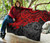Vanuatu Polynesian Premium Quilt - Vanuatu Coat Of Arms & Red Turtle Hibiscus 7