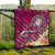 Fiji Premium Quilt  - Turtle Plumeria (Pink) 8