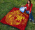 Hawaii Polynesian Personalised Premium Quilt - Vintage Polynesian Turtle (Red) 6