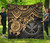 Hawaii Polynesian Premium Quilt - Kanaka Maoli & Gold Turtle Hibiscus 1