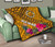Hawaii Premium Quilt - Kanaka Maoli With Hibiscus On Polynesian Patterns (Yellow) 2