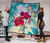 Polynesian Hawaii Premium Quilt - Plumeria Turtles with Hibiscus 2
