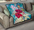 Polynesian Hawaii Premium Quilt - Plumeria Turtles with Hibiscus 9