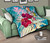 Polynesian Hawaii Premium Quilt - Plumeria Turtles with Hibiscus 10