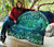 Polynesian Hawaii Premium Quilt - Whale Hawaii Map Green Galaxy 7