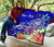 Guam Custom Personalised  Premium Quilt - Turtle Plumeria (Blue) 4