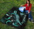 Guam Polynesian Premium Quilt - Turtle With Blooming Hibiscus Turquoise (Xyander Ver) 4