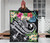 YAP Polynesian Premium Quilt - Summer Plumeria (Black) 4