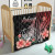 Pohnpei Premium Quilt - Red Polynesian Hibiscus Pattern Style 10