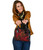 Samoa Shoulder Handbag - Red Shark Polynesian Tattoo 2