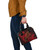 Samoa Shoulder Handbag - Red Shark Polynesian Tattoo 6